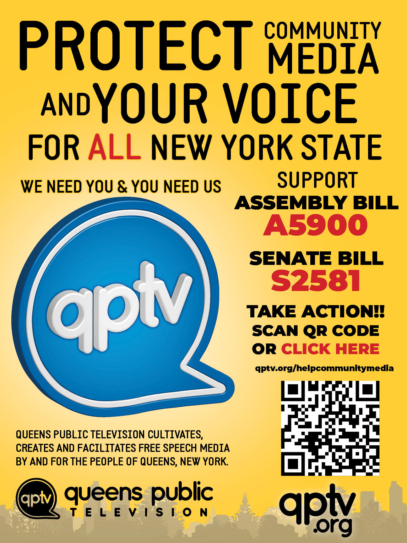 Call to Action from Queens Public Television